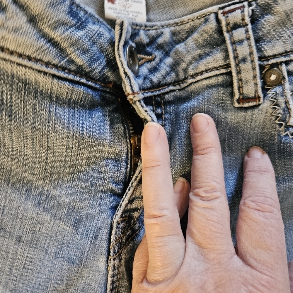 Silver Jeans Classic Blue StraightLeg Denim Size 31 - Picture 5 of 11
